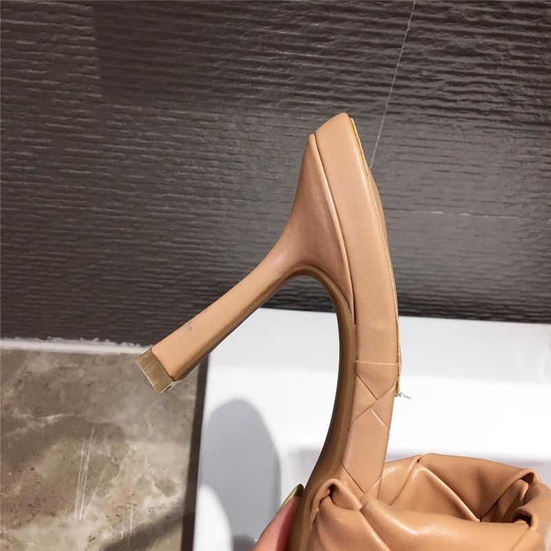 Mules  Talons Hauts 9cm Pour Femmes, Sandales D't De Luxe... - 5