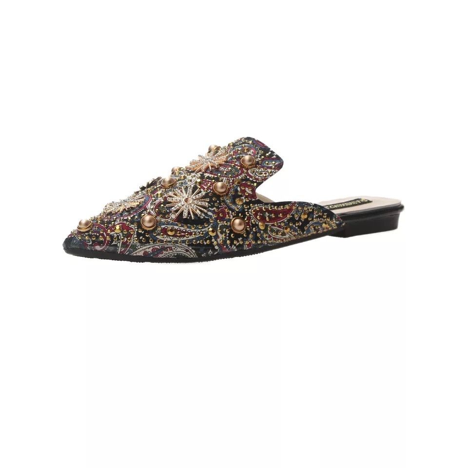 Mules De Luxe Pour Femmes, Pantoufles Chinoises D't, Chaus...