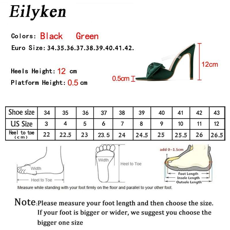 Mules En Soie  Talons Hauts Avec NUd Papillon Pour Femme, ... - 7