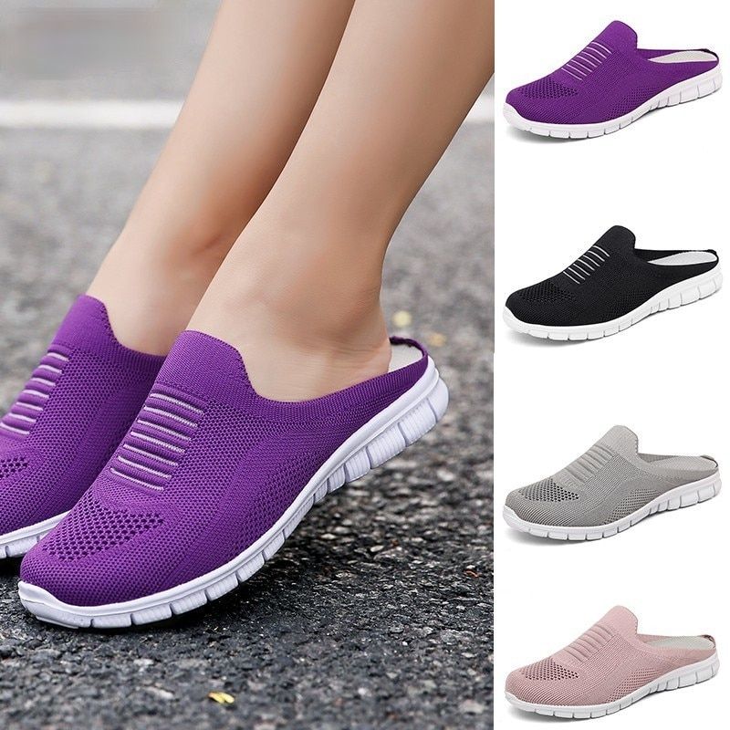 Mules Lgres  Bout Rond Pour Femmes, Pantoufles De Maison ... - 7