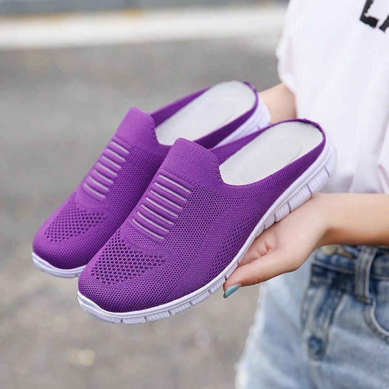 Mules Lgres  Bout Rond Pour Femmes, Pantoufles De Maison ... - 4