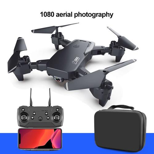 Drone Gps Wifi Avec Caméra Double Lentille Aérienne 1080p Hd, Pliable Photographie Aérienne Avion Télécommandé Jouet-Générique