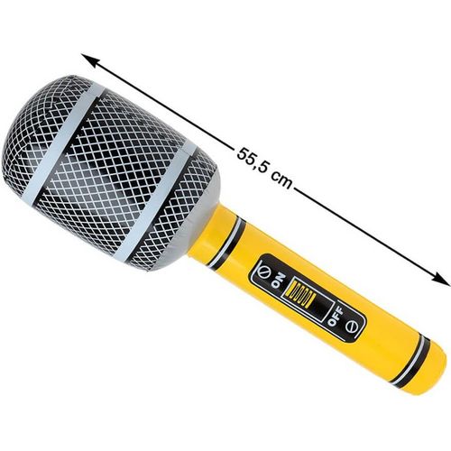 Micro Gonflable Jaune 55 Cm