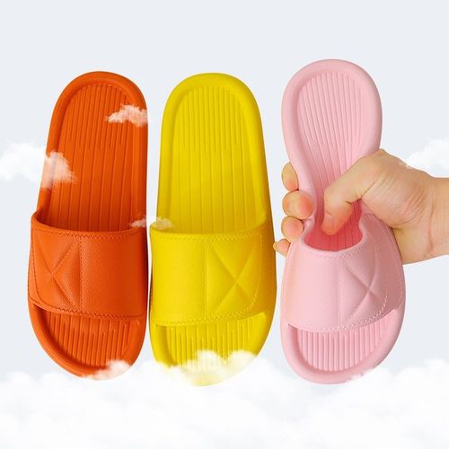 New Unisex Slippers Women Men Shoes Summer Bathroom Slipper Couple Indoor Sandals Fashion Home Slippers Non-Slip Floor Flip Flop - 36