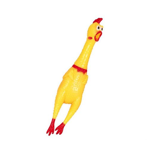 Poulet En Caoutchouc 38 Cm Avec Son