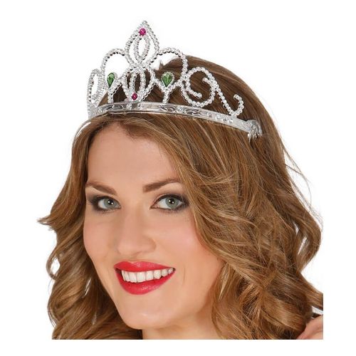 Diadème Ou Tiare De Princesse Argenté