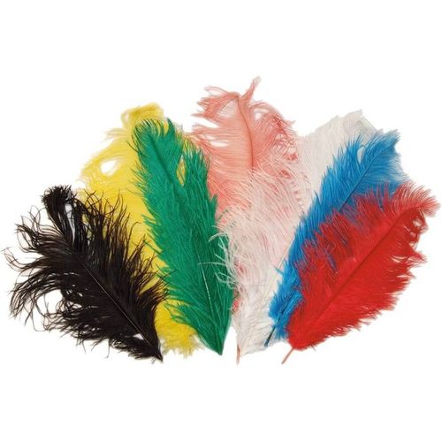 Plume Courte Plusieurs Couleurs 28 Cm