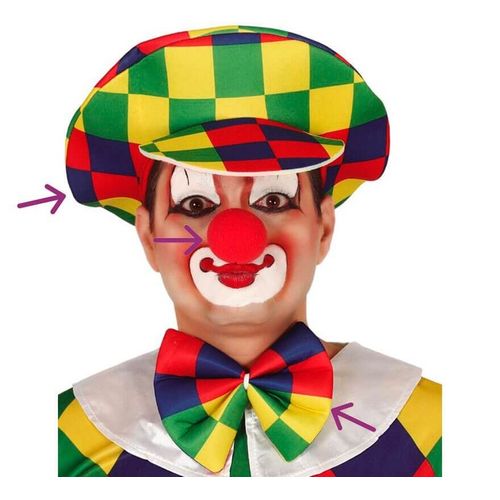 Kit De Clown: Casquette, Nez Et Noeud Papillon