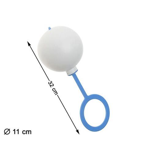 Rattle 32 X 15 Cm Bleu