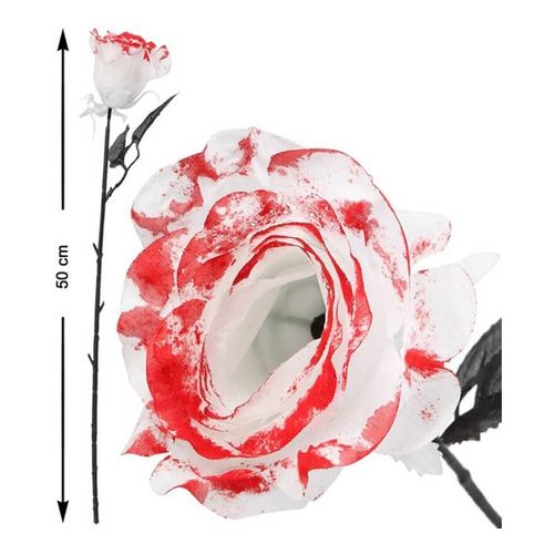 Fleur Blanche Avec Sang De 50 Cm