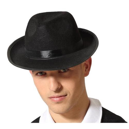 Gangster Black Hat Bande De Feutre
