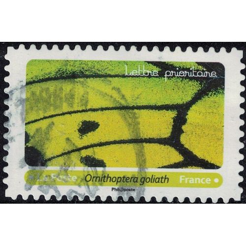 France 2020 Oblitéré Rond Used Effets Papillons Ornithoptera Goliath Y&t 1801 Su