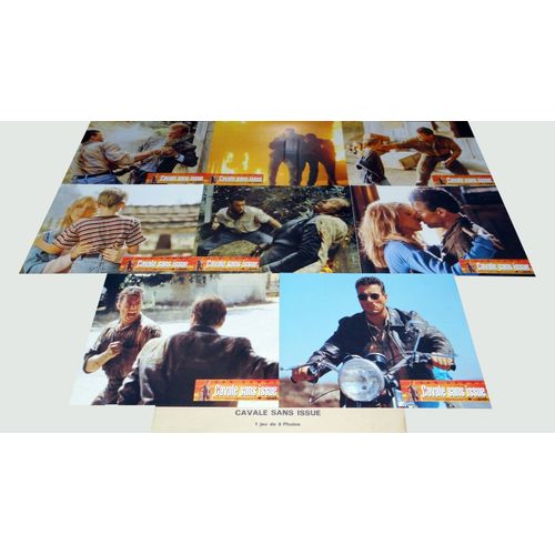 Cavale Sans Issue (Nowhere To Run): Jeu De 8 Photos D'exploitation Cinématographique - Format 21,5x27,5 Cm - De Robert Harmon Avec Jean-Claude Van Damme, Rosanna Arquette, Ted Levine - 1993