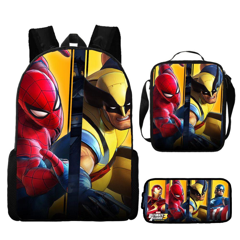 Marvel Spider-Man sac  dos collge sac grande capacit Anim... - 5