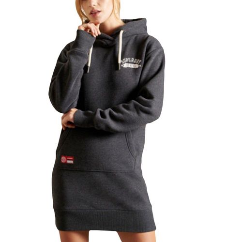 Robe Superdry Track Field Femme Gris