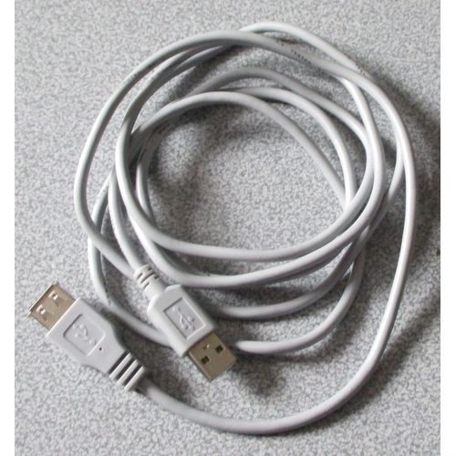 Cable de rallonge usb 2.0 gris - longueur 1m80 - marque Hama