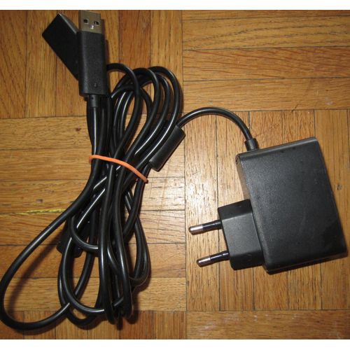 Transfo 220v 0,3A / 12v 1,08A USB câble 2m Transformateur 2 Prises