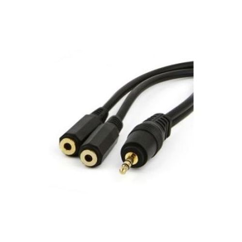 Adaptateur Jack Audio Stéréo 1 MALE x2 FEMELLES EN CABLE 25cm DAG