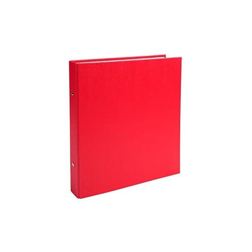 Petit Classeur 17 X 22 Cm - Rouge - 2 Anneaux - Exacompta