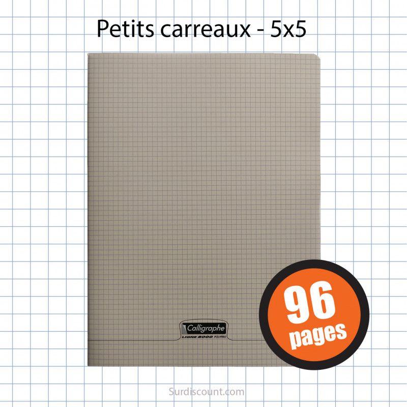 Cahier - 24x32(Cm) - Petits Carreaux - 96 Pages - Couverture En Polypro - Sans  Spirale - Clairefontaine - Calligraphe