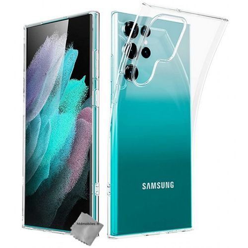 Housse Etui Coque Gel Samsung Galaxy S22 Ultra 5g + Film Ecran - Transparent Tpu