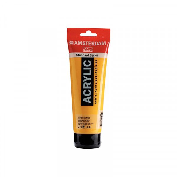 Tube Peinture Acrylique Jaune Azo Foncé 250 Ml - Amsterdam Royal Talens