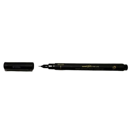 Feutre Uni Pin Pointe Extra Fine Pinceau Brush Noir Efbr50 Uni Ball