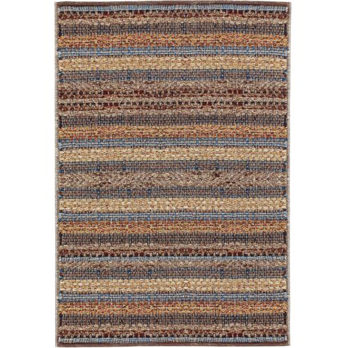 Tapis D'extérieur Kenya Multicouleur 240x340 Cm - Tapis Outdoor Pour Balcon, Terrasse Et Jardin