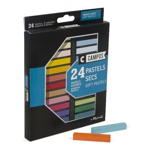 Boîte De 24 Pastels À Sec Campus Assortis