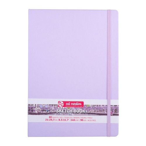Carnet À Croquis / Sketch Book - Format A4 (21x29,7cm) - 80 Feuilles - 140g - Violet - Royal Talens