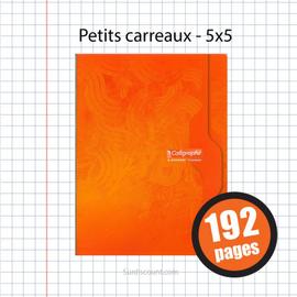 Cahier Spirale 192 pages 5x5 petits carreaux