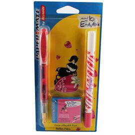  Stylo a bille reynolds fifty pointe moyenne rose - - stylos à  bille fantaisie - Papeterie et autres produits pas cher - Neuf et Occasion