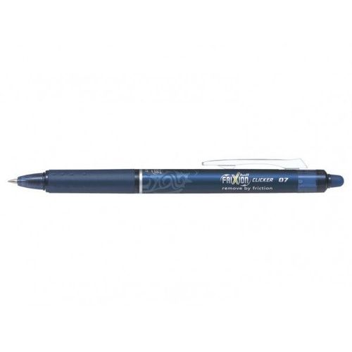 Stylo Frixion Ball Clicker 0.7 Pointe Moyenne Bleu Nuit Pilot