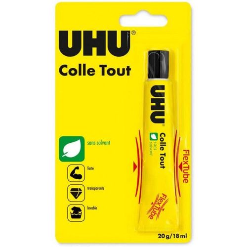 Colle Uhu Sans Solvant Multi-Matériaux Flextube 20g
