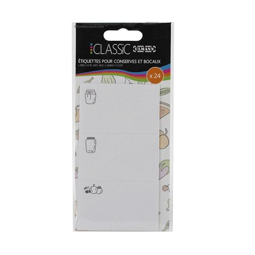 24 Etiquettes Bocaux Et Conserves Xl - Ulmann