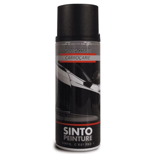 Bombe De Peinture Pour Carrosserie - Noir Satiné - Sinto