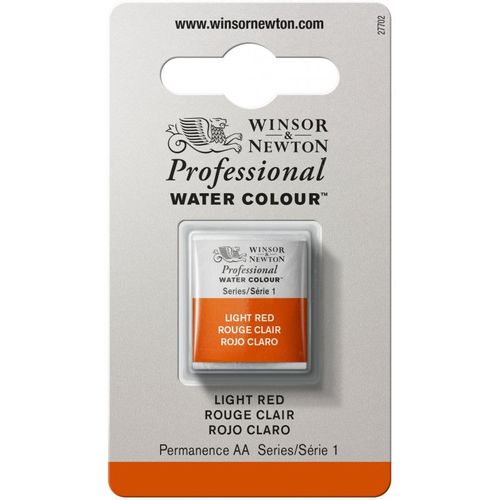 Aquarelle Professionnelle Extra-Fine - 1/2 Godet - Rouge Clair - Winsor Et Newton