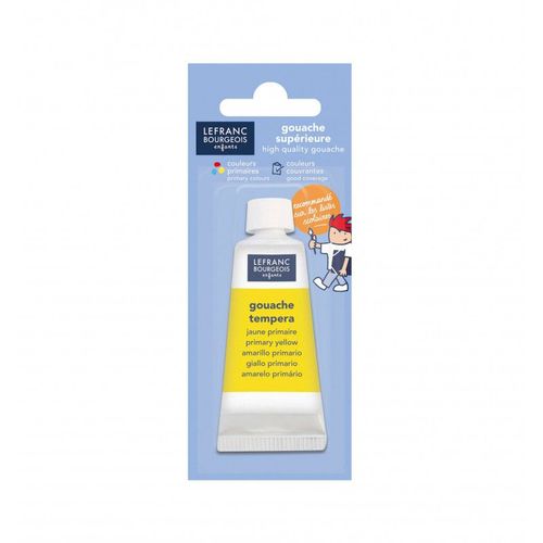 Tube De Peinture Gouache - 20 Ml - Jaune Primaire - Lefranc Bourgeois