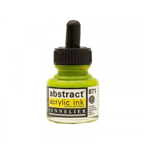 Encre Acrylique En Flacon - Vert Jaune - Sennelier