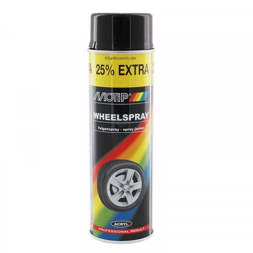 Bombe De Peinture Pour Jantes - Noir - Motip