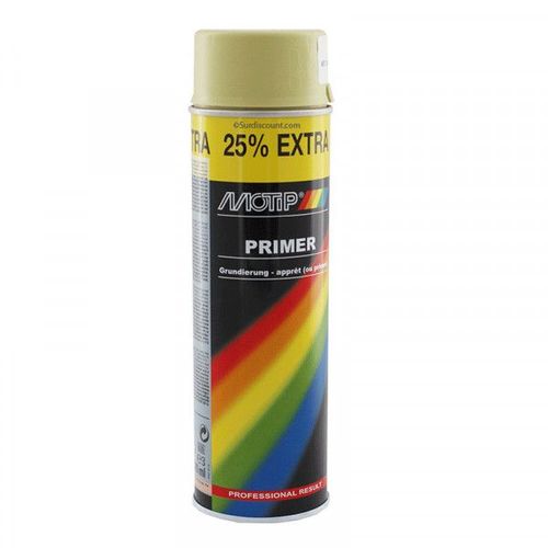 Bombe De Peinture - Apprêt - Beige Jaune - Motip