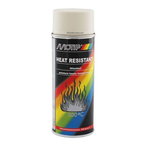 Bombe De Peinture Haute Température - Beige - Motip