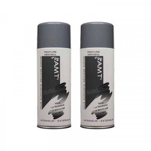 Lot 2 Bombes De Peinture Gris Ciment Amt