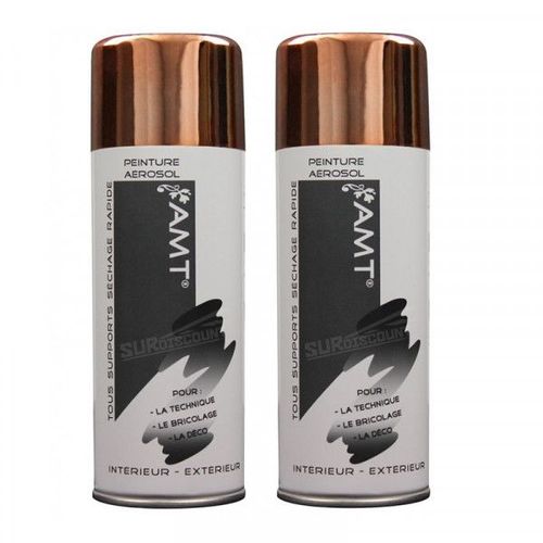 Lot De 2 Bombes De Peinture - Bronze - Amt