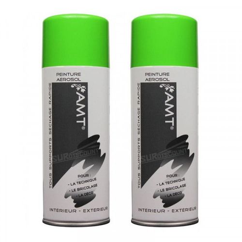 Lot De 2 Bombes De Peinture - Vert Feuille - Amt