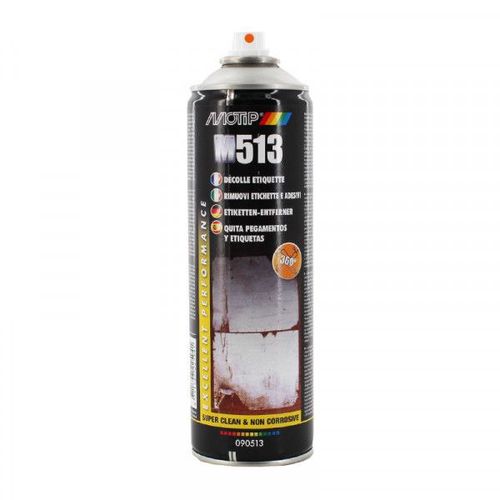 Bombe Aérosol Décolle Étiquette Nettoyant Citron Motip M513 500ml