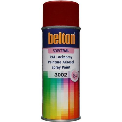 Bombe De Peinture Belton Spectral Ral3002 Rouge Carmin 400ml