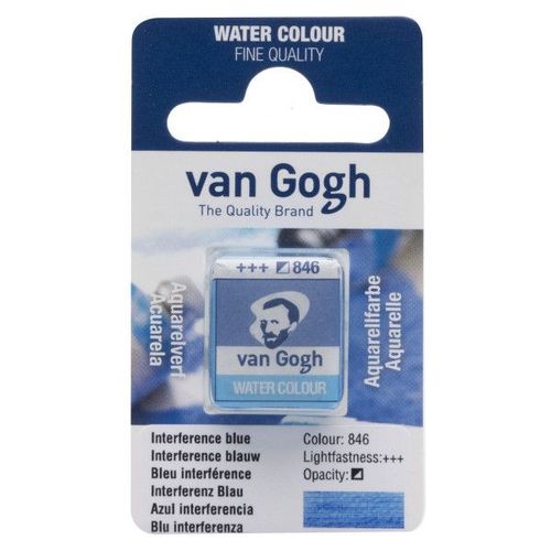 Peinture Aquarelle Van Gogh Godet Bleu Interférence 846