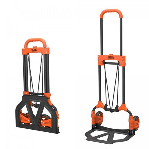 Chariot diable pliable Charge 65 kg max BLACK & DECKER Compact et Léger Chariot à roues Aluminium