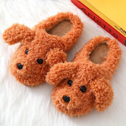 Pantoufle Femme Chaussette Hiver Femme Chaussure Femme Pantoufles En Peluche 3d Pour Femmes Et Hommes D'hiver Chaudes Semelle Souple, Intérieur De La Chambre Coucher Pour Couples, Glissades En Fourrure Enfiler